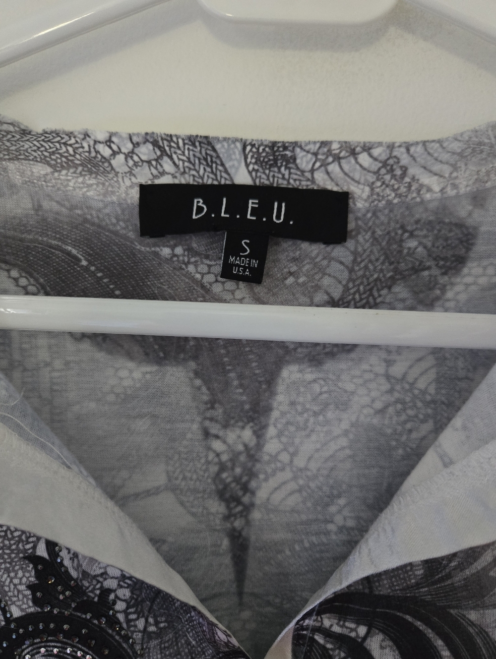 B.L.E.U. Top Made In Usa - Picture 2 of 6